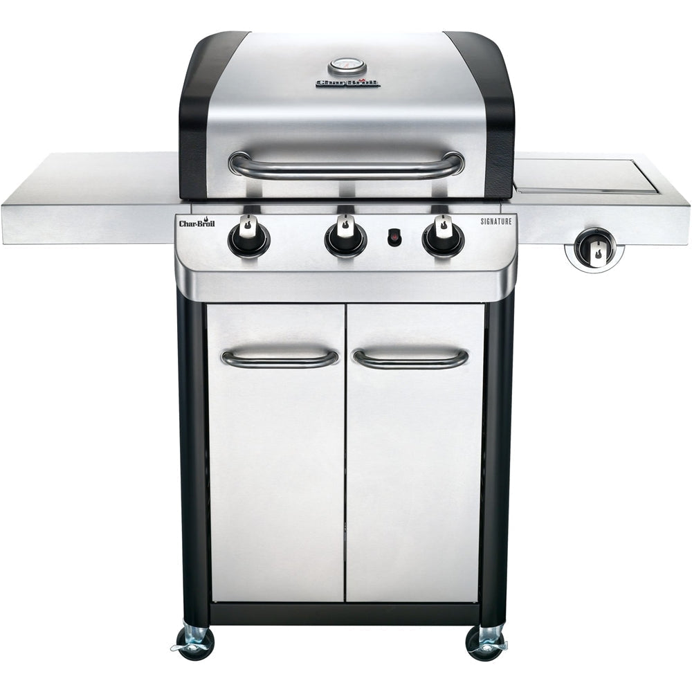 Char-Broil - Signature Gas Grill - Silver/black