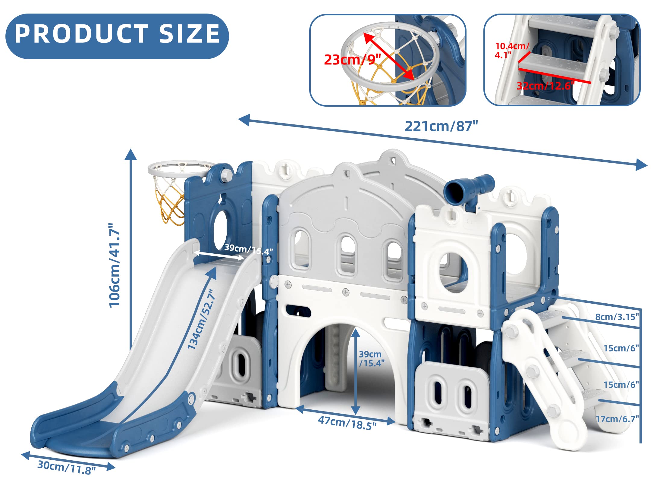 XJD Toddler Toddlers Basketball Playground
