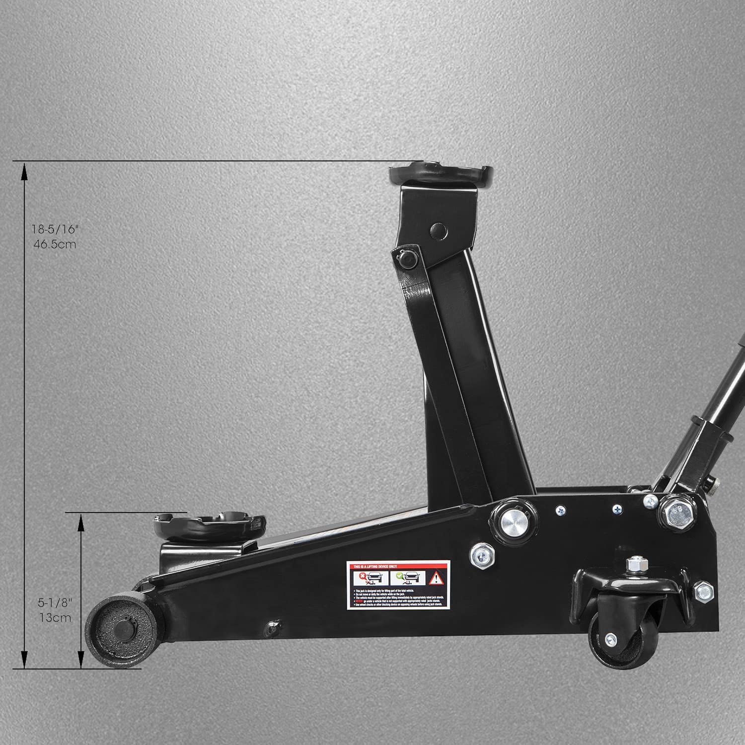 Torin 3 Ton Car Floor Racing Jack Hydraulic Trolley Jack Heavy Duty with Reinforced Lifting Arm,W830023EB