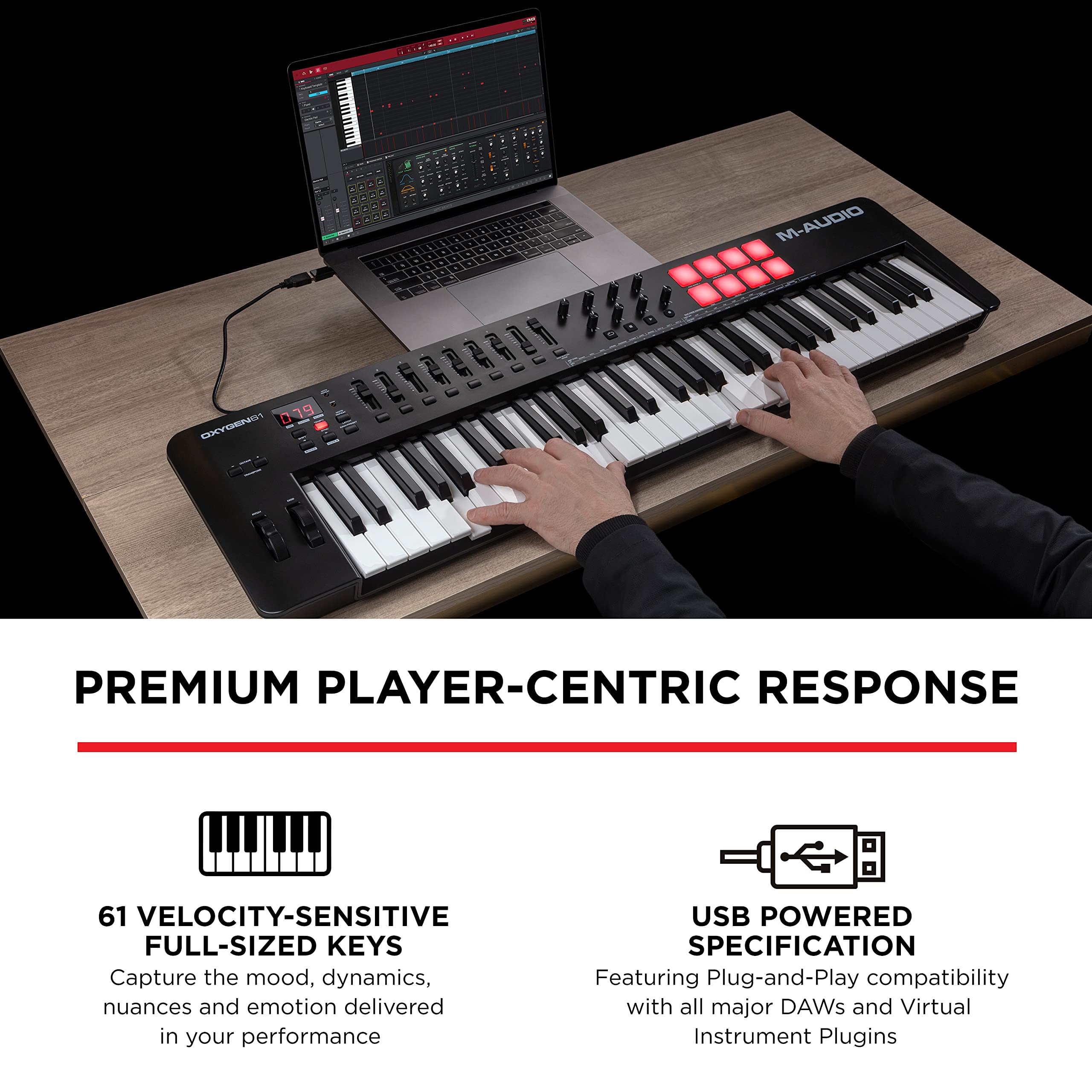M Audio Oxygen 61 MKV Arpeggiator