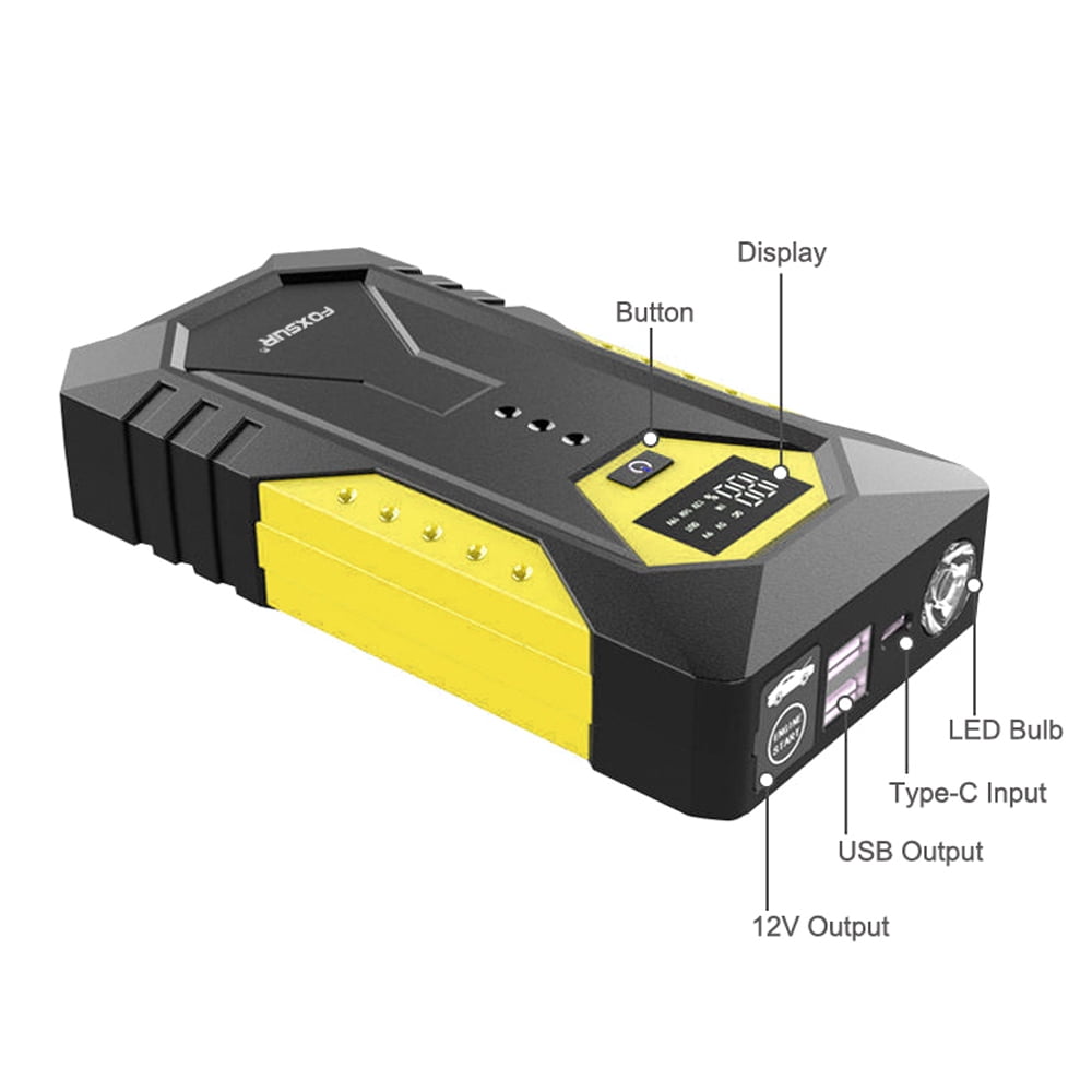 Electric inflator,Peaks Battery 5.0L Battery 600A Peaks (Up LED Dual inflator 6.0L or Dual USB Diesels LED Jump Output