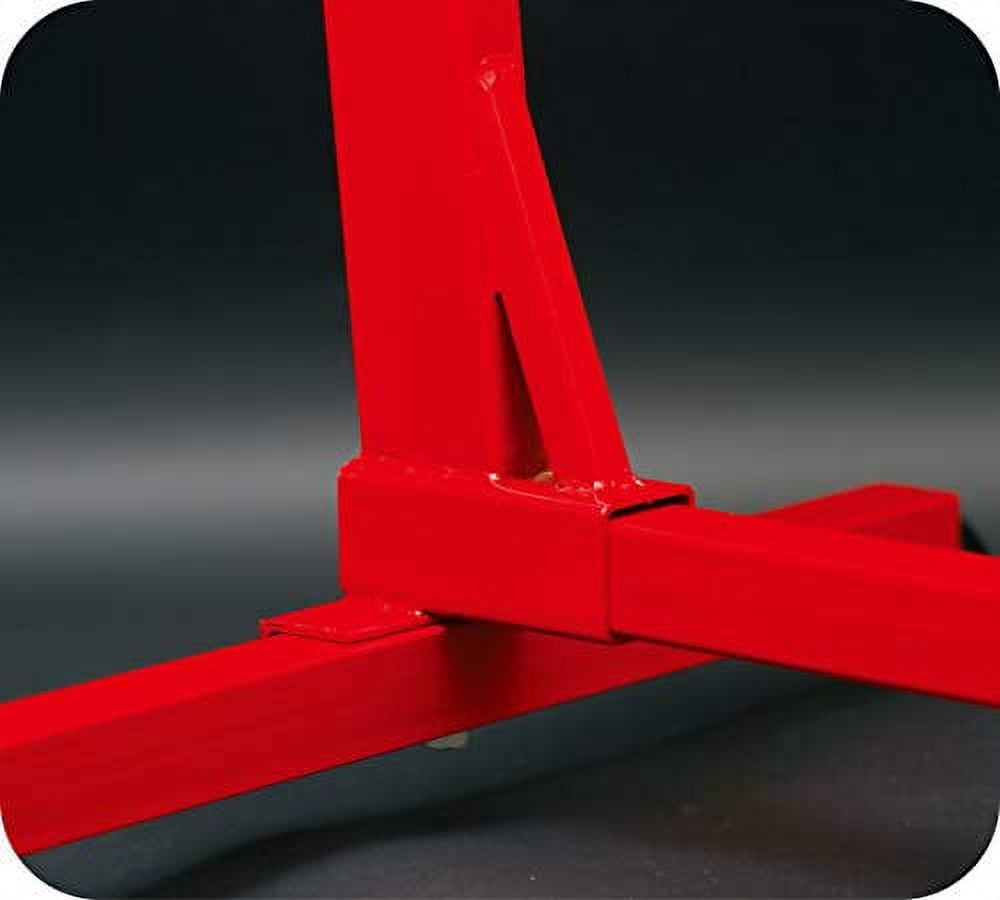 BIG RED 3/8 Ton (750 lb) Steel Rotating Engine Stand with 360 Degree Rotating Head, Red, T23401