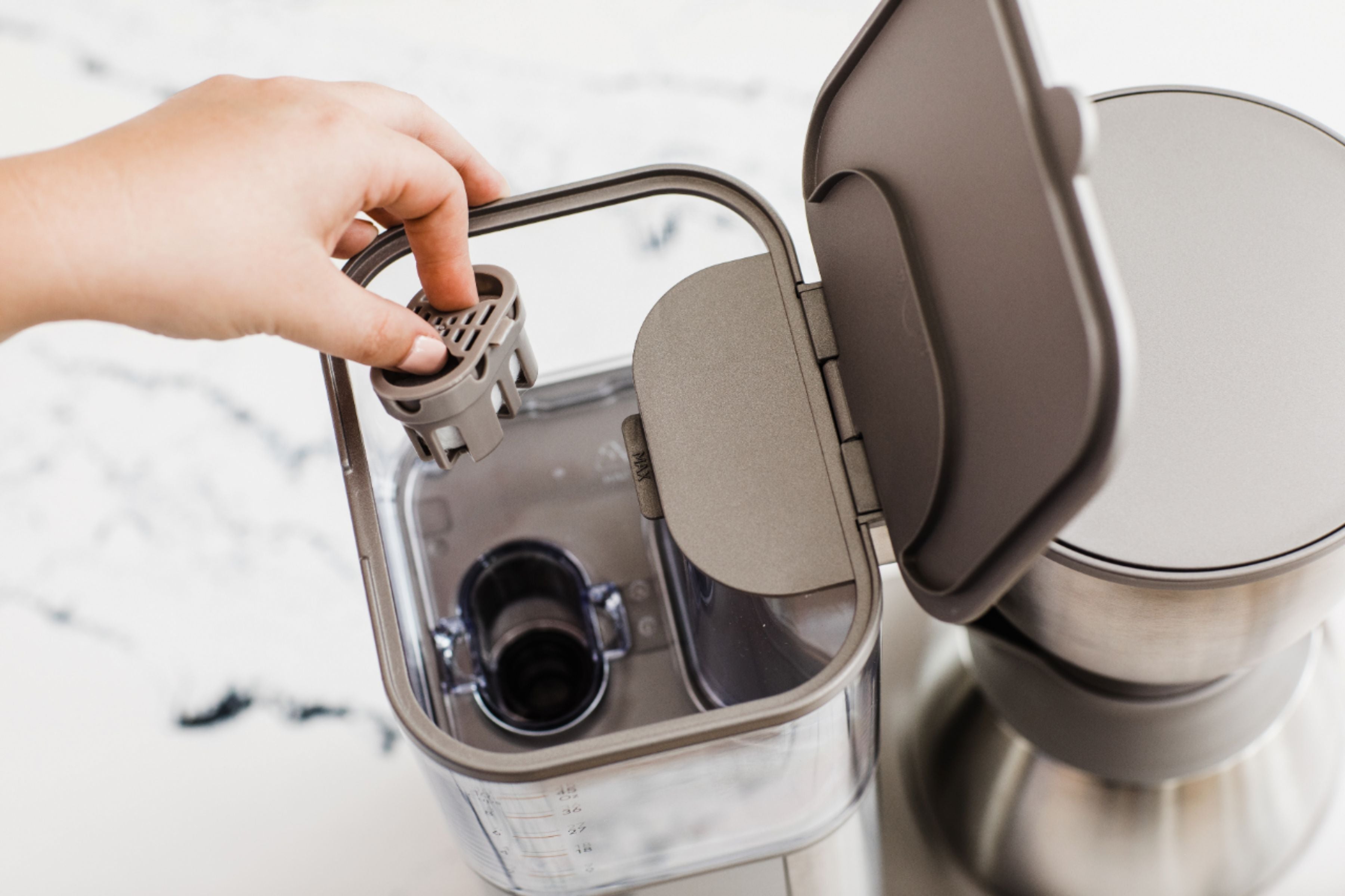 Café - Smart Drip 10-Cup Coffee Maker with WiFi - Brushed Stainless