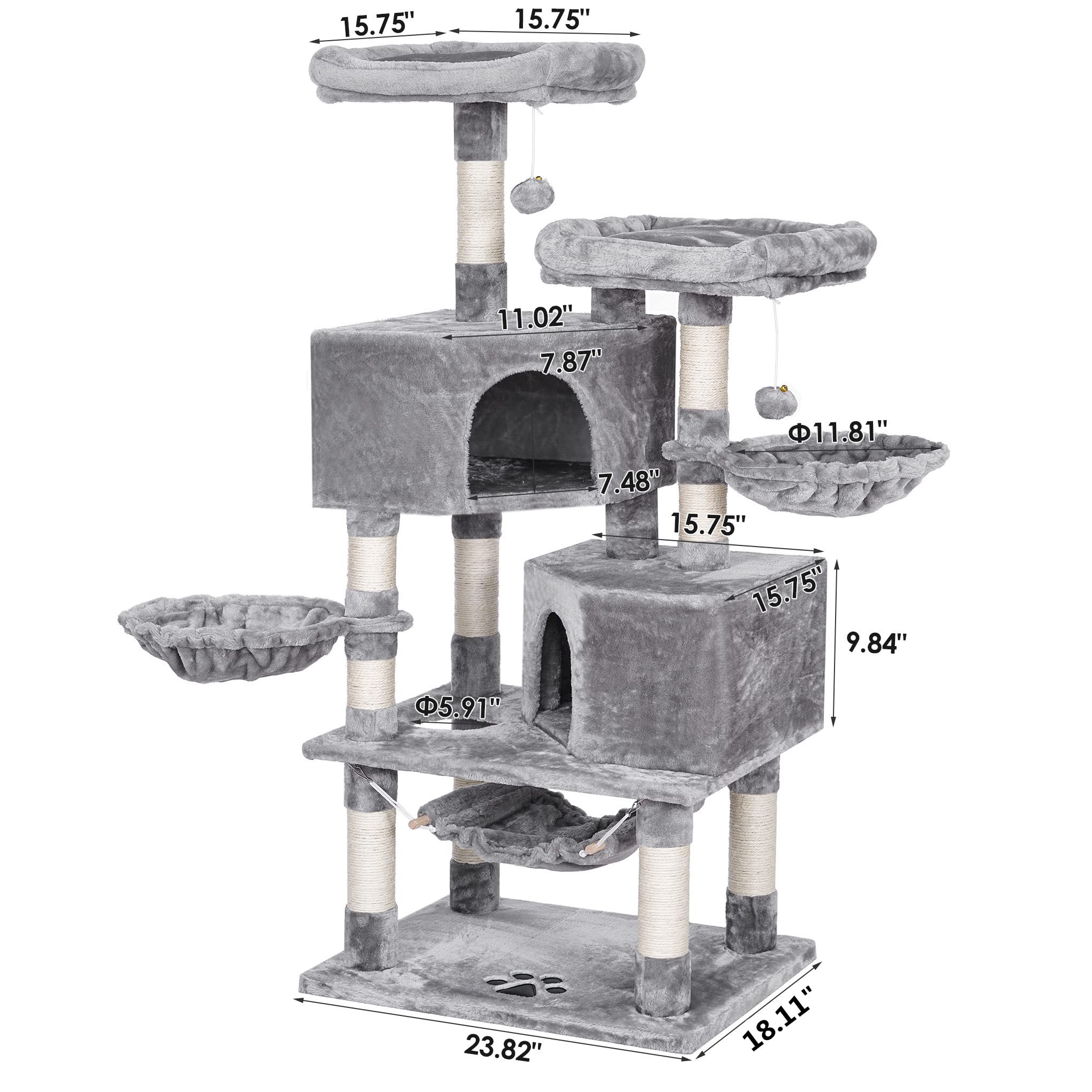BEWISHOME Multi Level Scratching Furniture MMJ05G