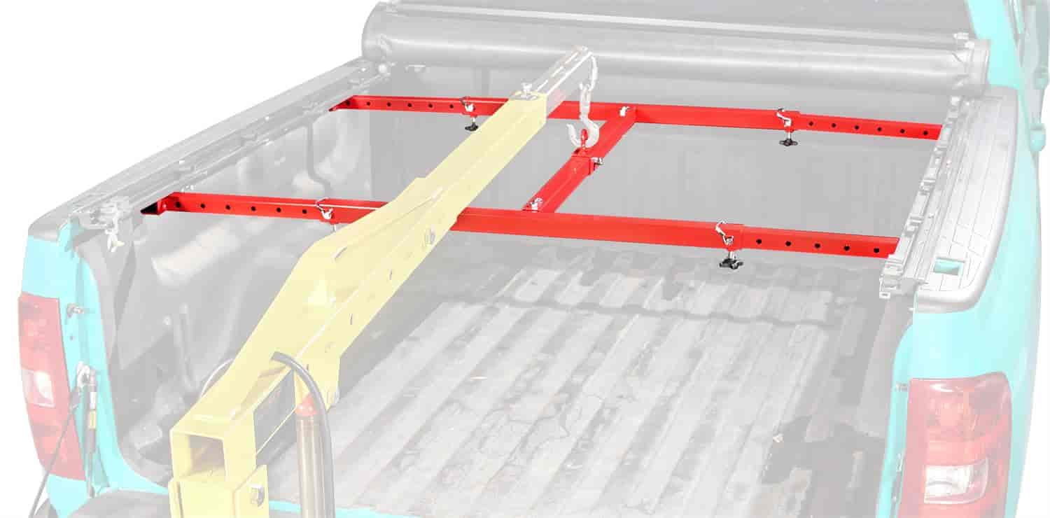 JEGS 81244 One-Person Truck Bed Lift 800 lb. Capacity Adjustable Center Hook 11-