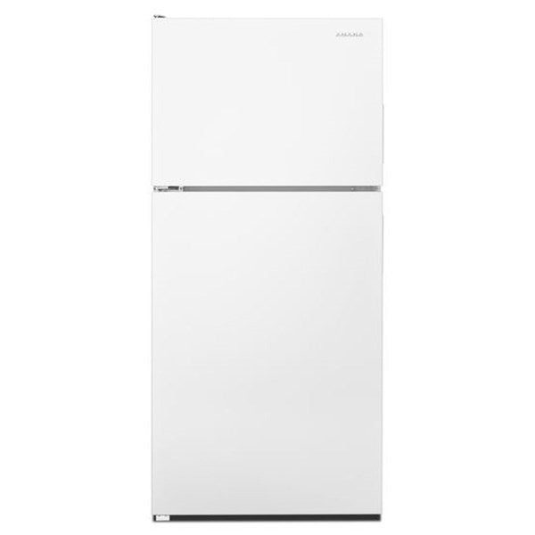 18 cu ft Top Freezer White Refrigerator