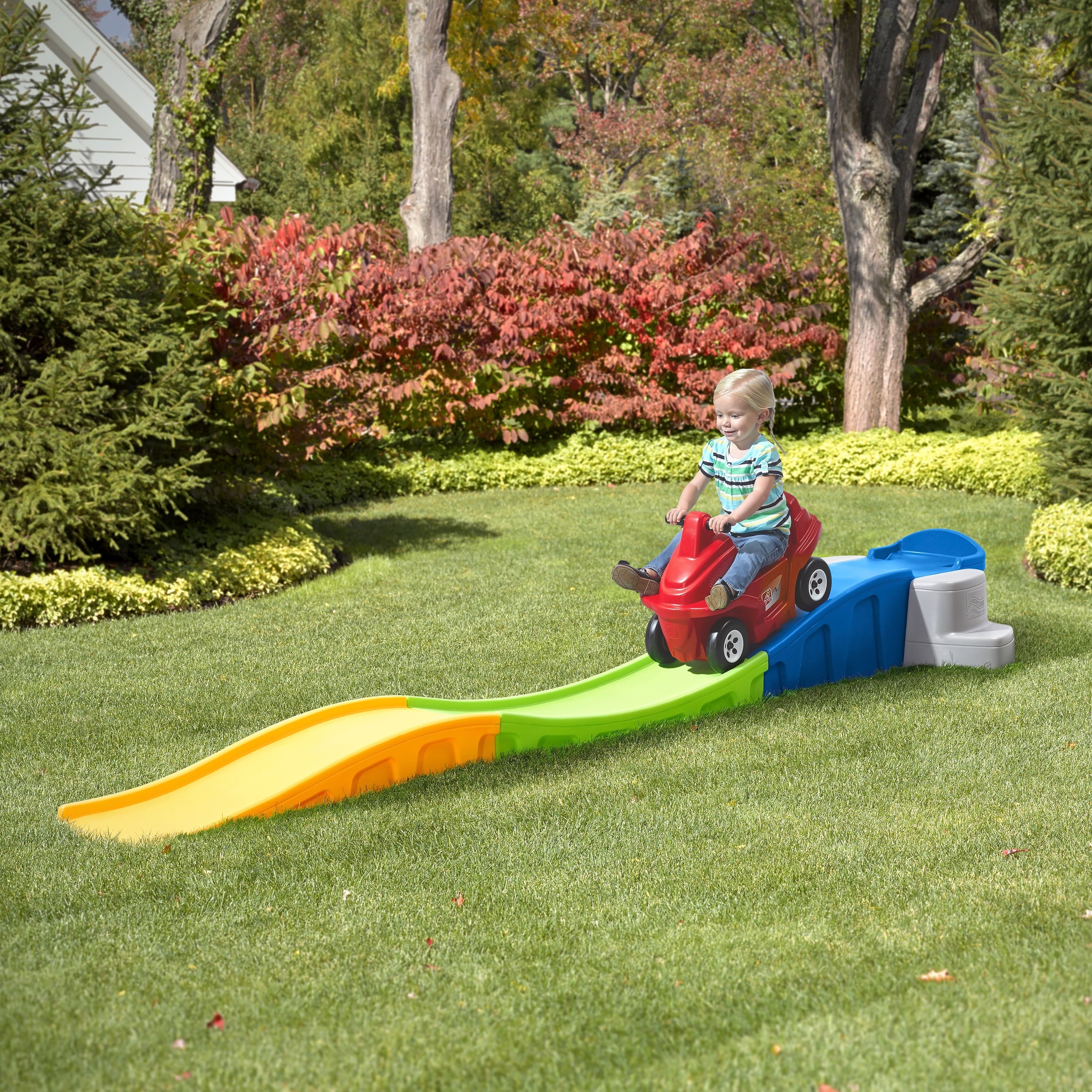 Step2 Anniversary Edition Up and Down Roller Coaster with over 10 feet of track