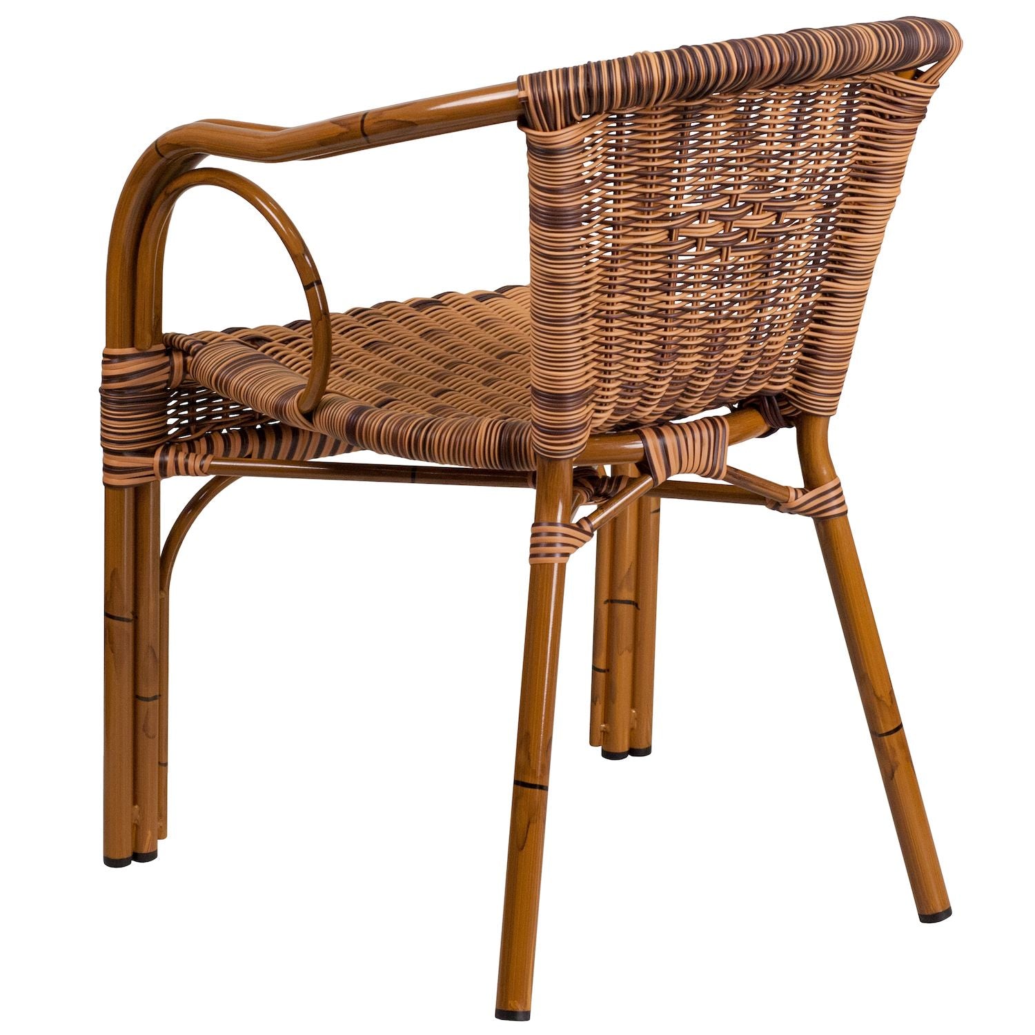 Flash Furniture Cadiz Rattan Restaurant Patio Chair