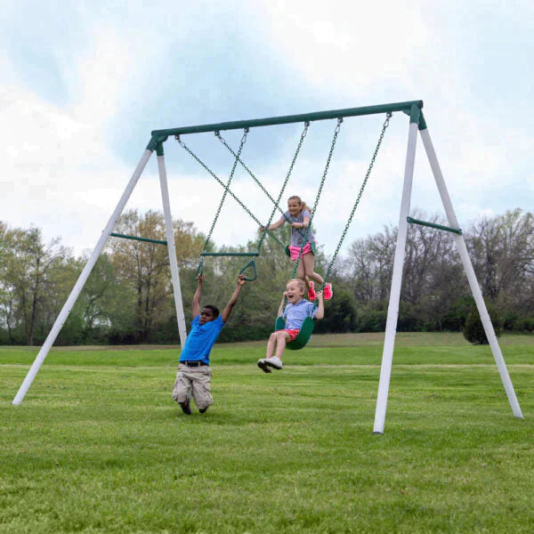 Big Brutus Heavy-duty Metal a-frame Swing Set