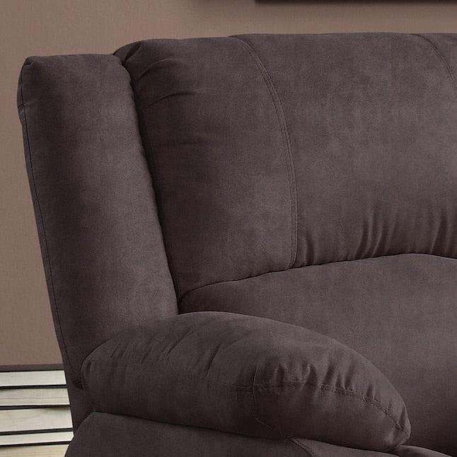 Relax A Lounger Chocolate Microfiber Recliner
