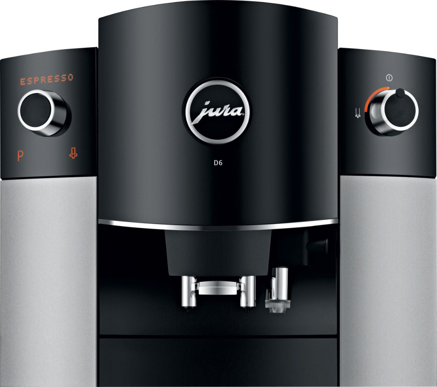 Jura - D6 Automatic Coffeemaker and Espresso Machine - Platinum