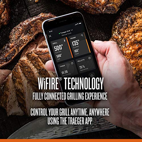 Ironwood 650 Wifi Pellet Grill and Smoker in Black