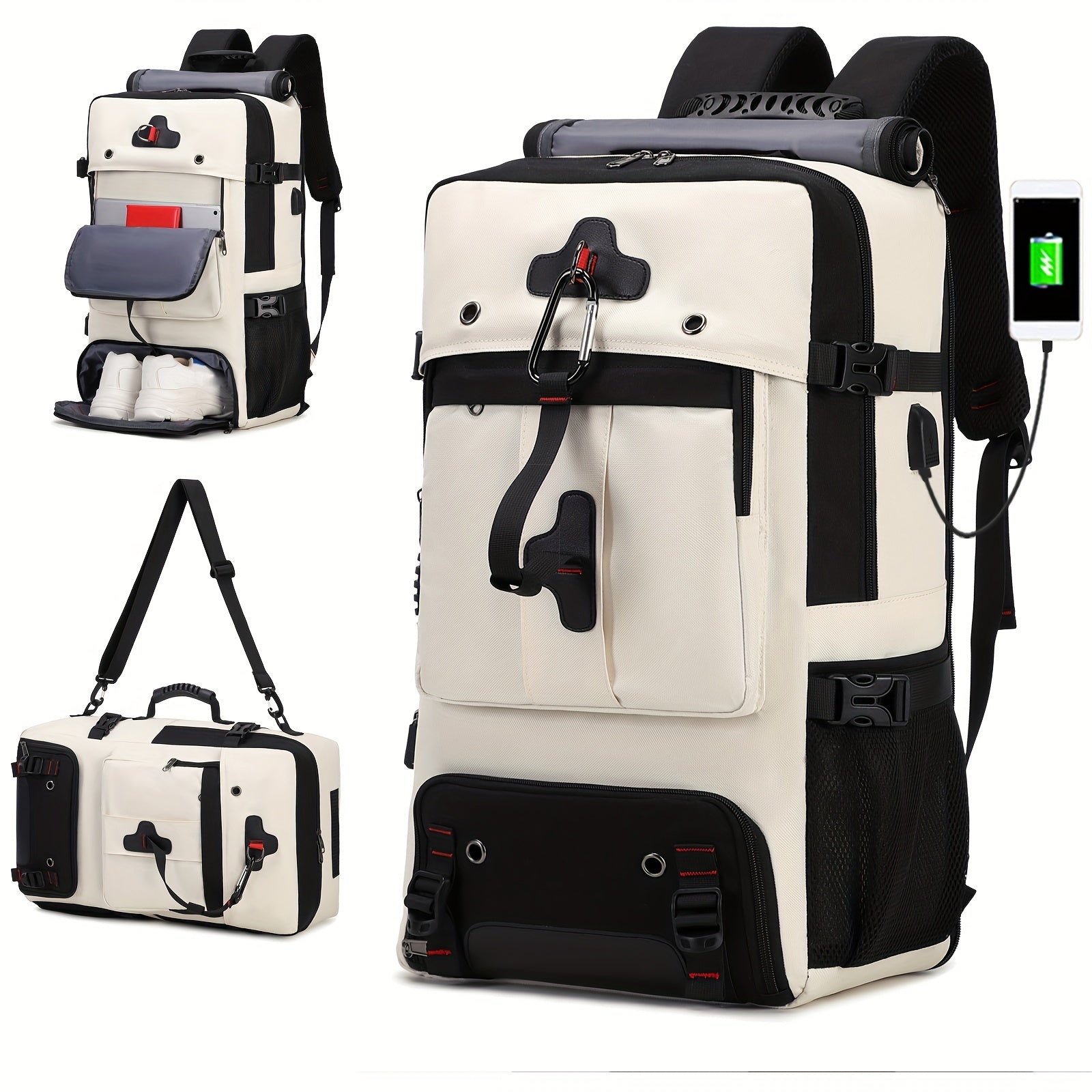 50L Large Capacity Hiking Backpack