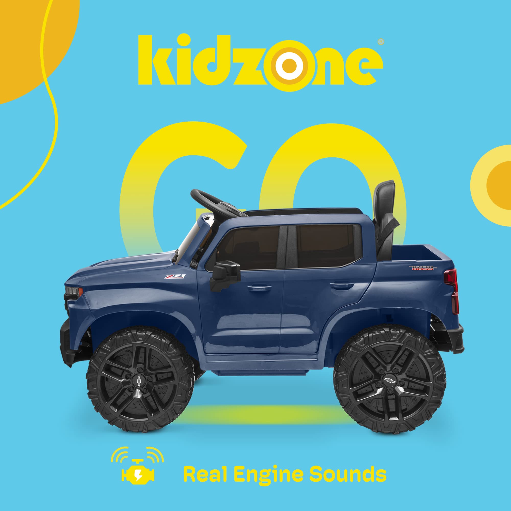 Kidzone Licensed Chevrolet Silverado Bluetooth