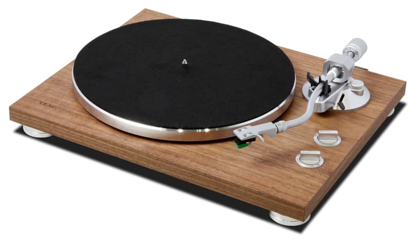 Teac TN-400 Walnut 3-Speed Belt-Drive Turntable With Bluetooth