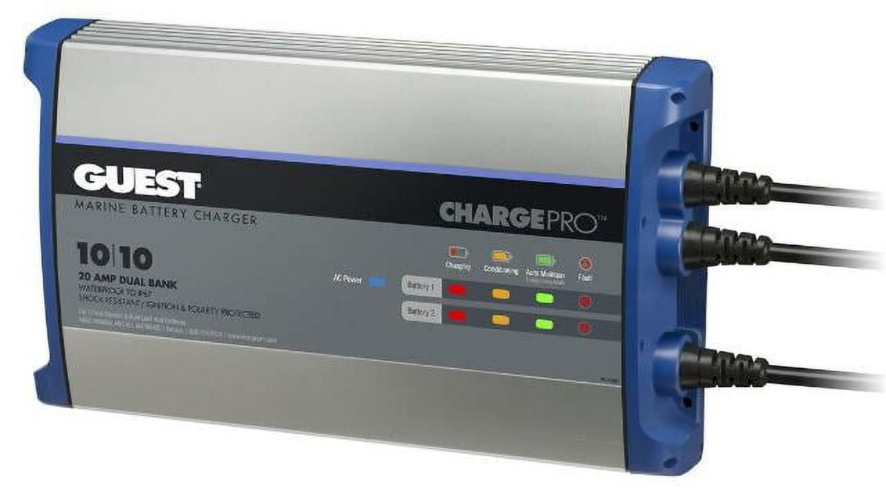 Marinco 2720A Guest ChargePro 12V 20A 2-Bank On-Board Battery Charger