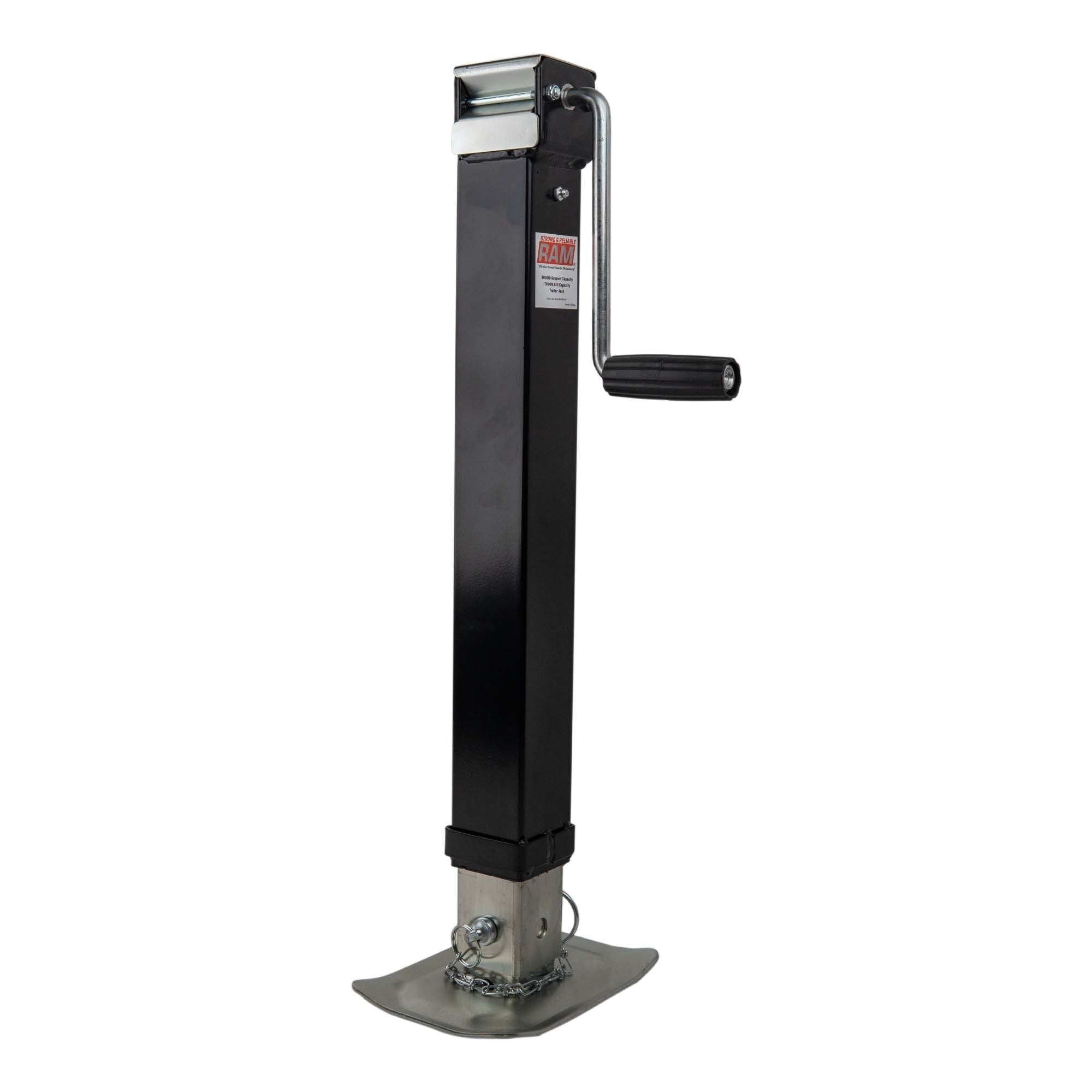 The Trailer Parts Outlet - RAM Drop Leg 8k 7k Trailer Jack - 8000 7000 lb Side Wind