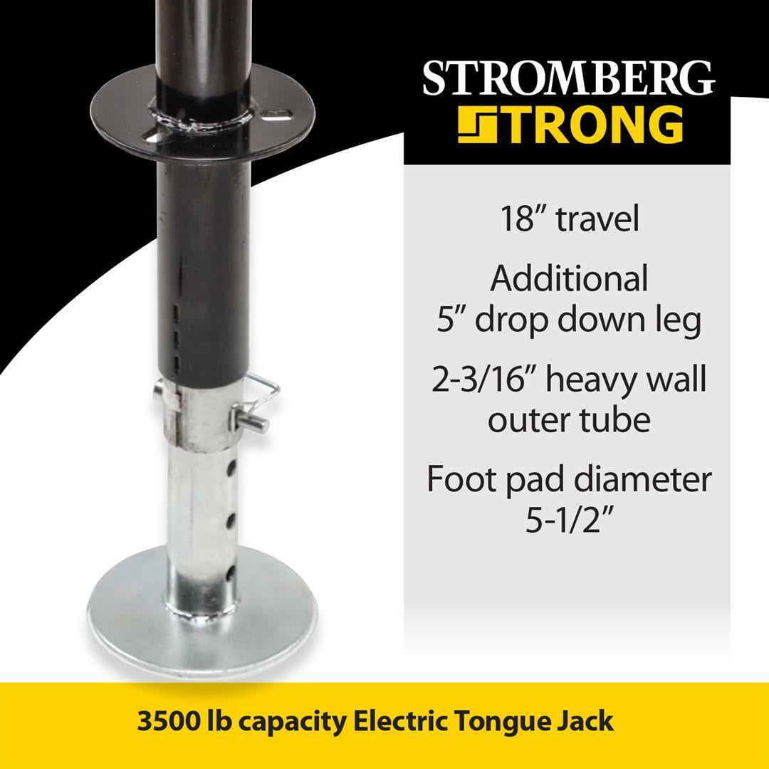 Stromberg Carlson 3500 lb. Electric Tongue Jack with Light