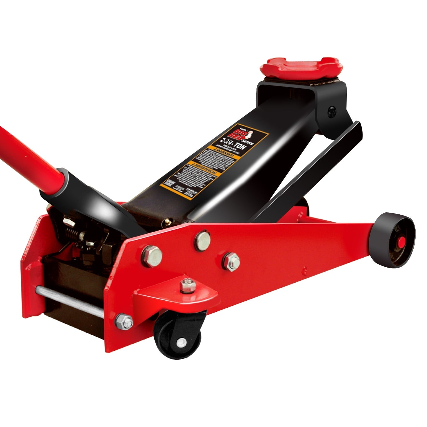 Black Jack 2.75 Ton Pro Series Floor Jack with Single Quick Lift Piston Pump Hydraulic Car Jack,Red,W8271