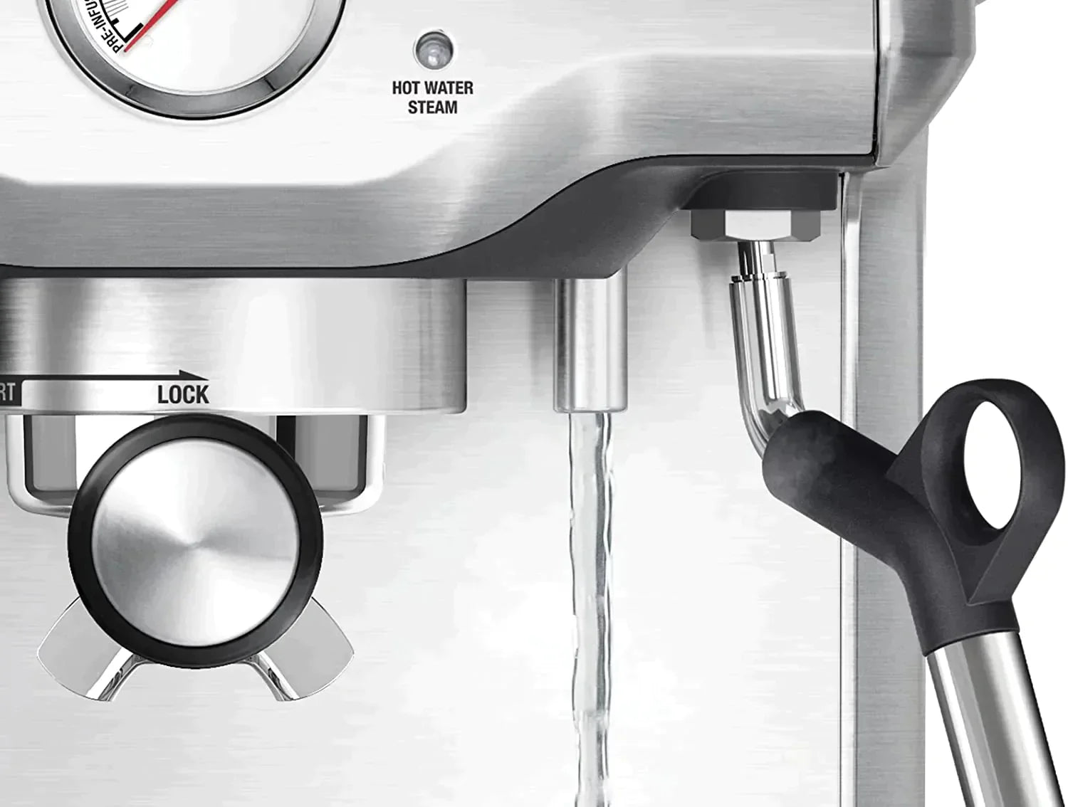 Breville BES840XL Infuser Espresso Machine, Brushed Stainless Steel