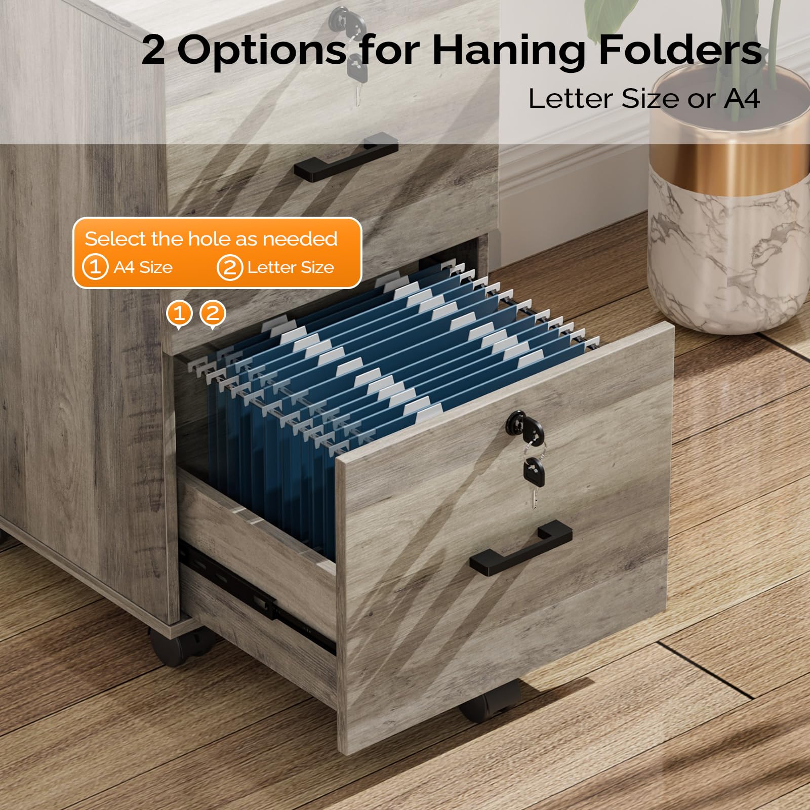 VINGLI Cabinet Folders Rolling Cabinets