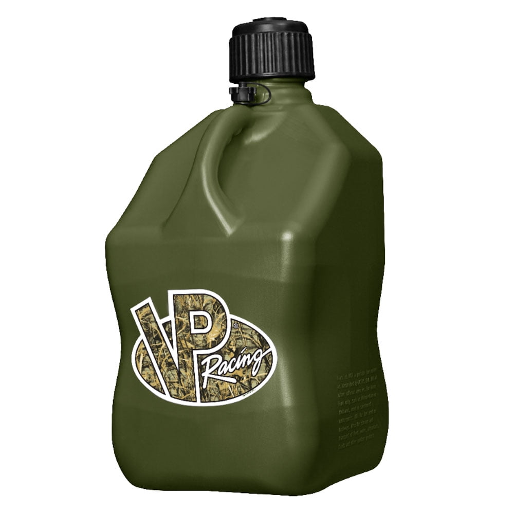 VP Racing Fuels 5.5 Gallon Utility Jugs (4 Pack) with 14 Inch Hose, Camo