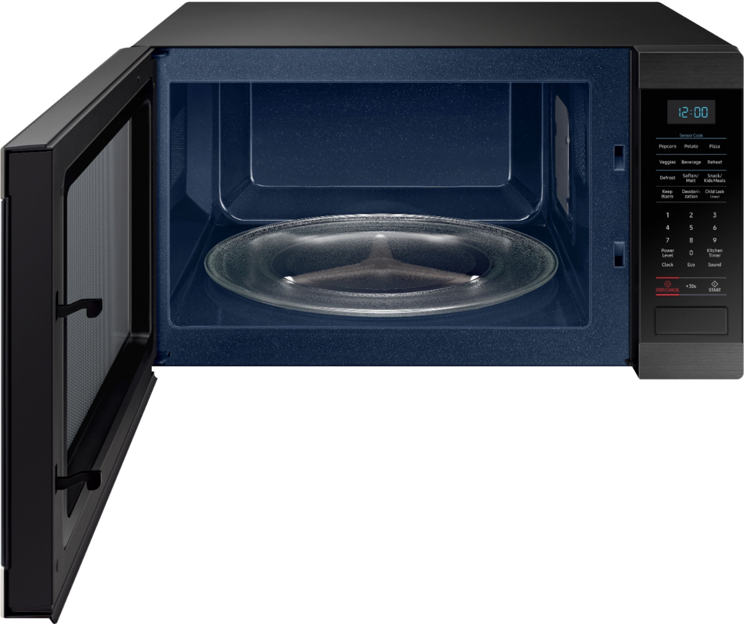 Samsung - 1.2 cu. ft. Countertop Convection Microwave with PowerGrill - Black