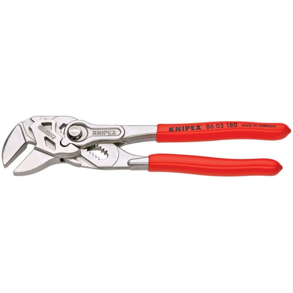 KNIPEX Tools 9K 00 80 45 US, Pliers Wrench 6, 7.25, and 10-Inch Set, 3-Piece