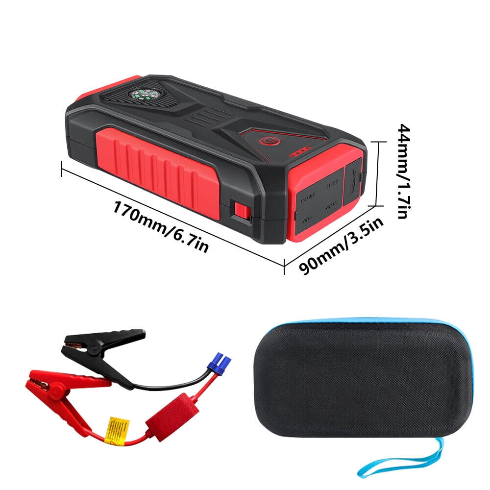 MDHAND 38800mAh 3000A Car Jump Starter Booster Jumper Box Power Bank Battery Charger With Usb Quick Charge
