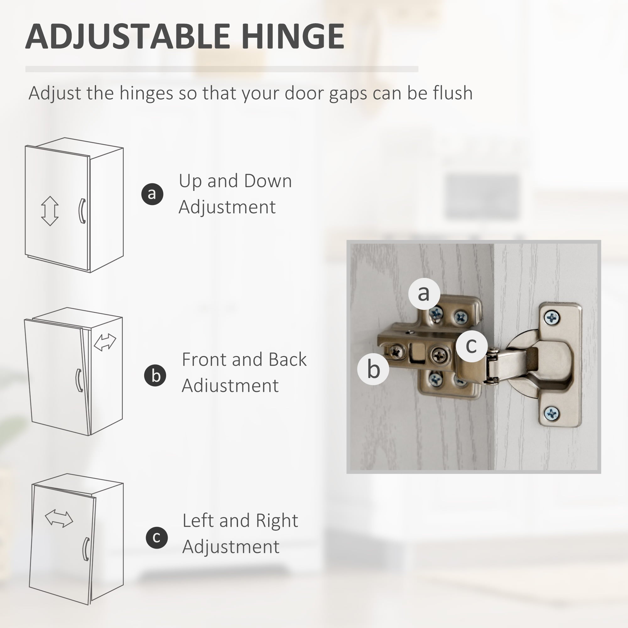 HOMCOM Kitchen Pantry, Freestanding Cupboard with Adjustable Shelves White
