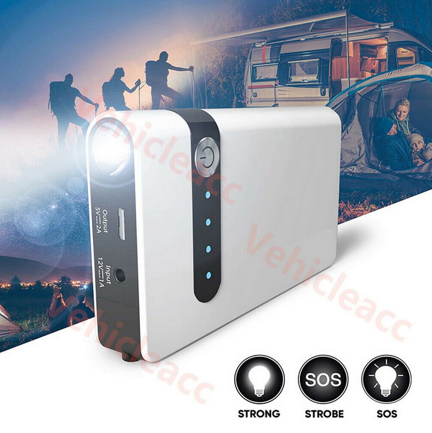 Portable Car Jump Starter Booster Jumper Box 20000mAh Power Bank Battery Charger