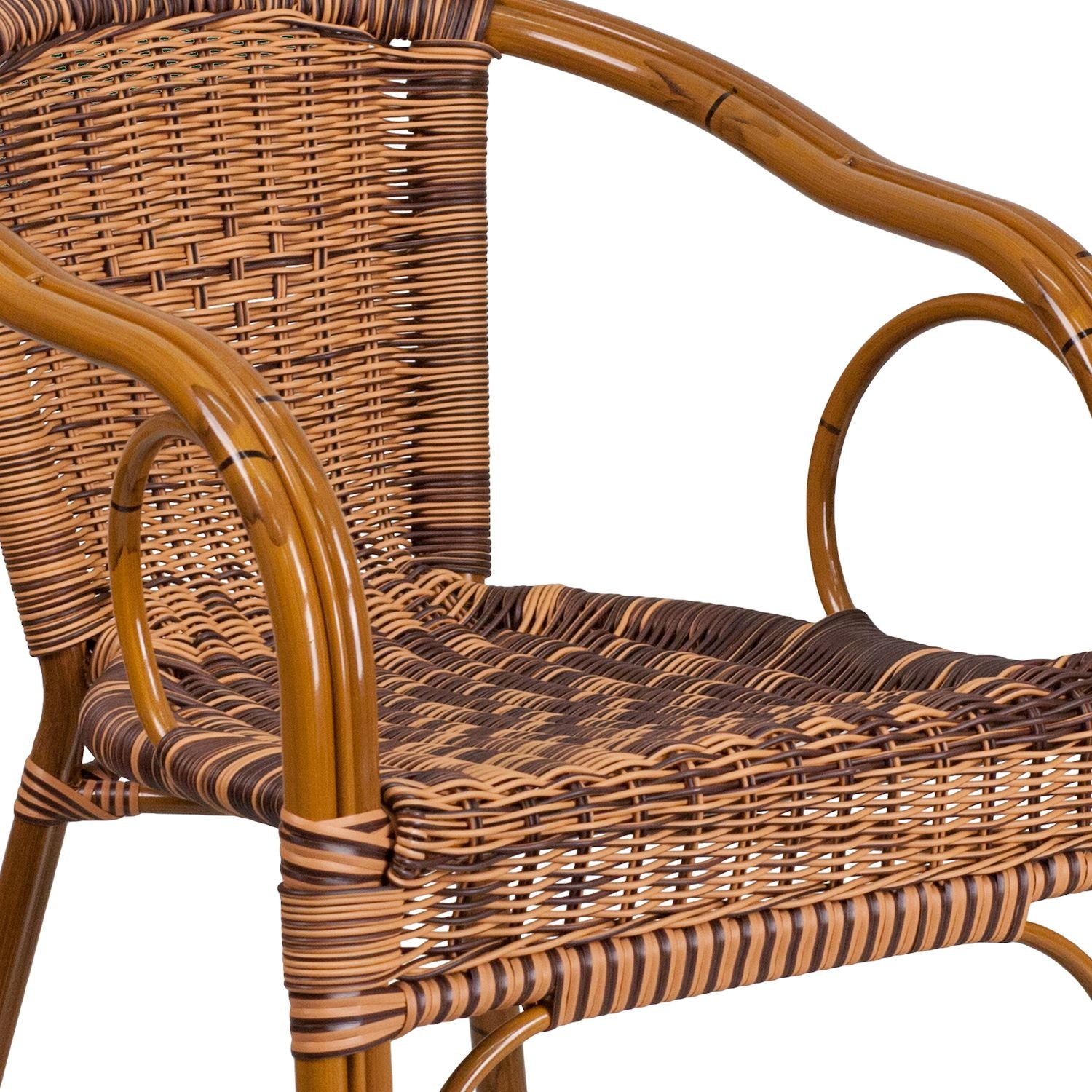 Flash Furniture Cadiz Rattan Restaurant Patio Chair