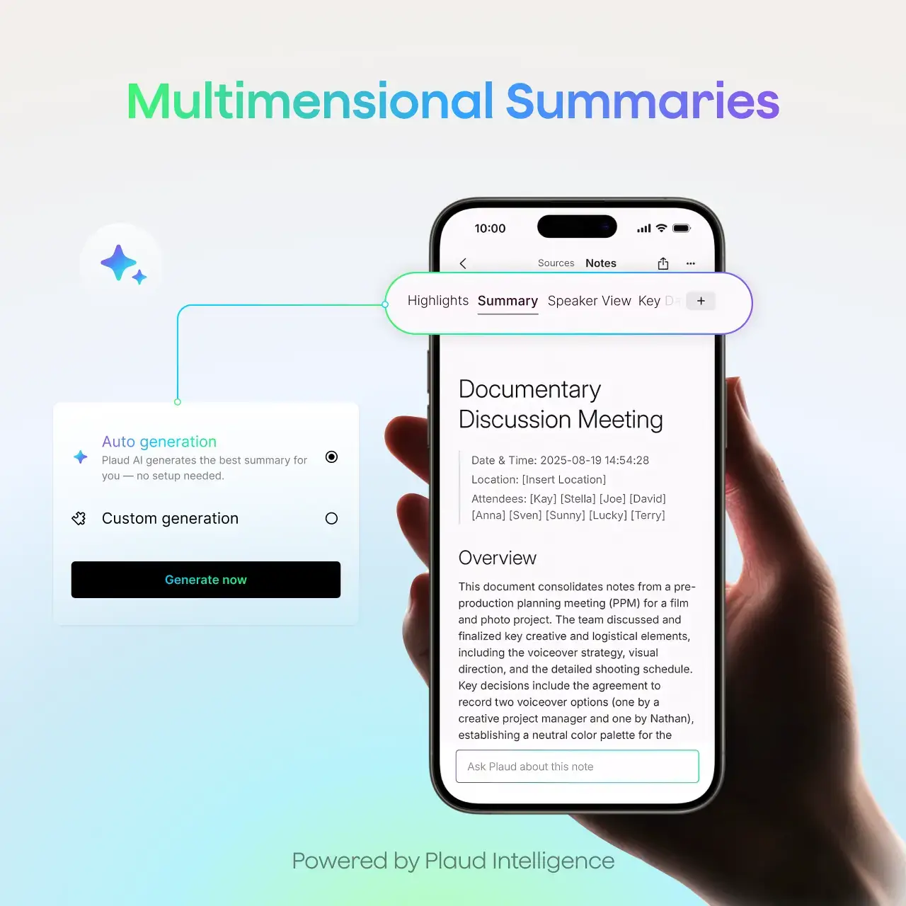 Hot SALe STOP Taking Notes! Let AI Summarize Your Meetings in Seconds