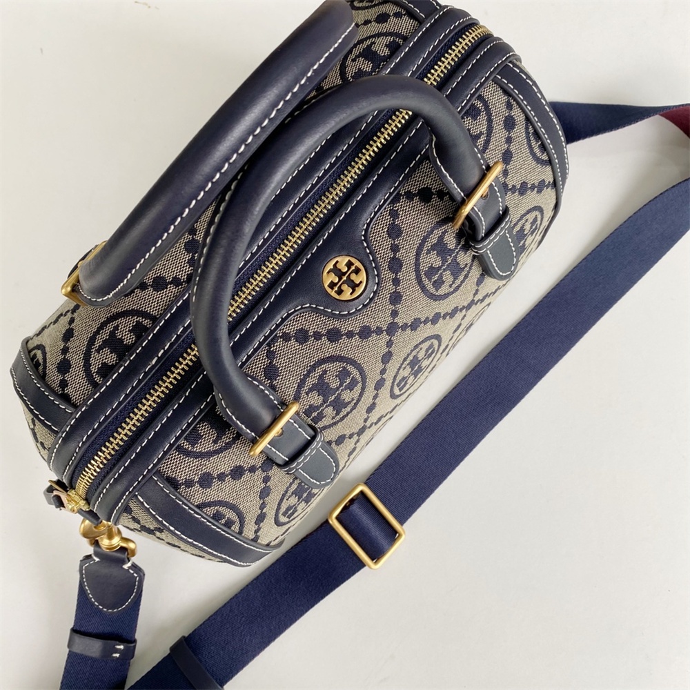 Women Handbag 82939 83970 Monogram Jacquard Barrel Crossbody Sling Pillow Bag