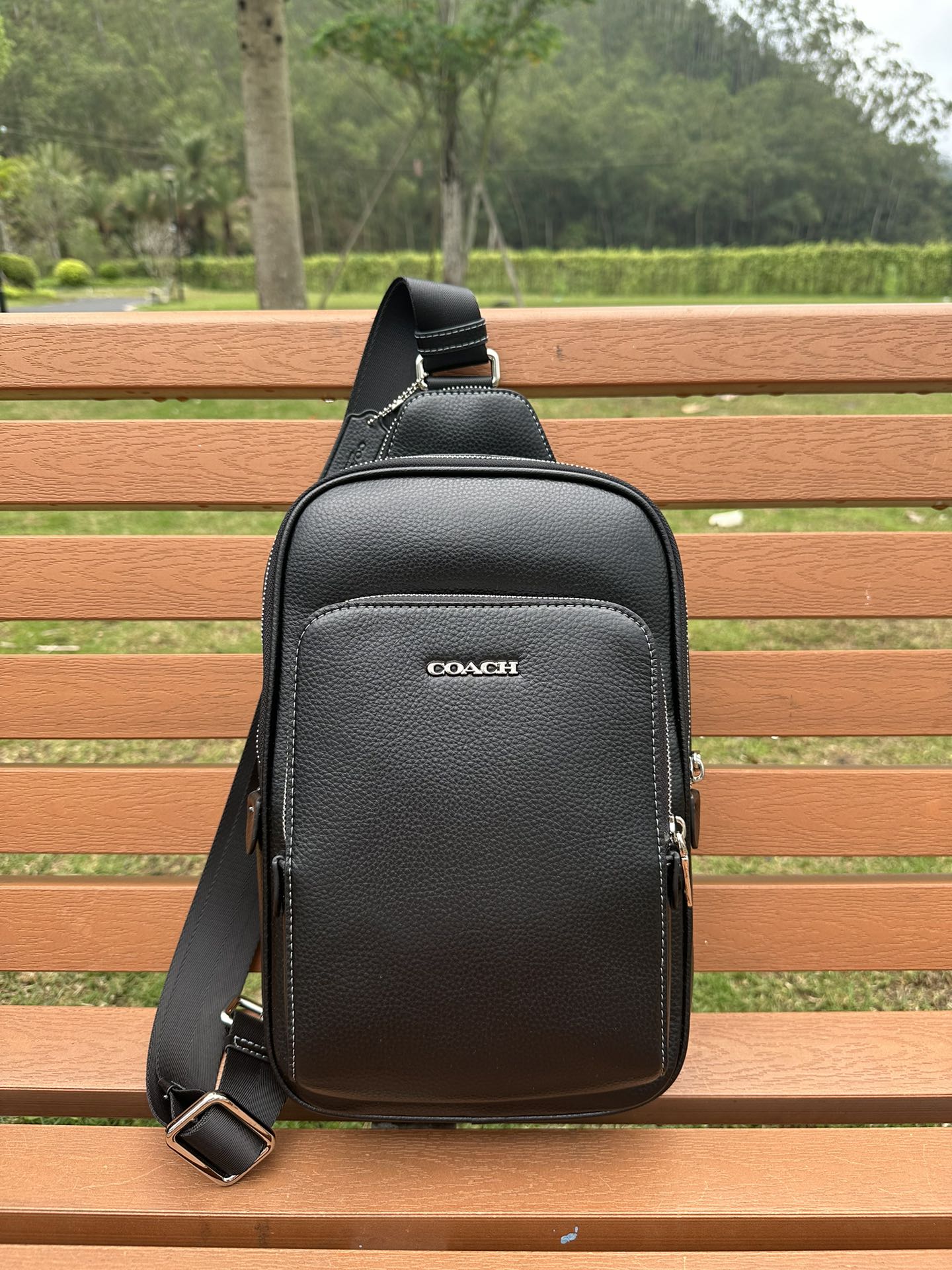 men handbag CO910 CO911 CQ669 Ethan Pack Signature Canvas backpack Chest bag