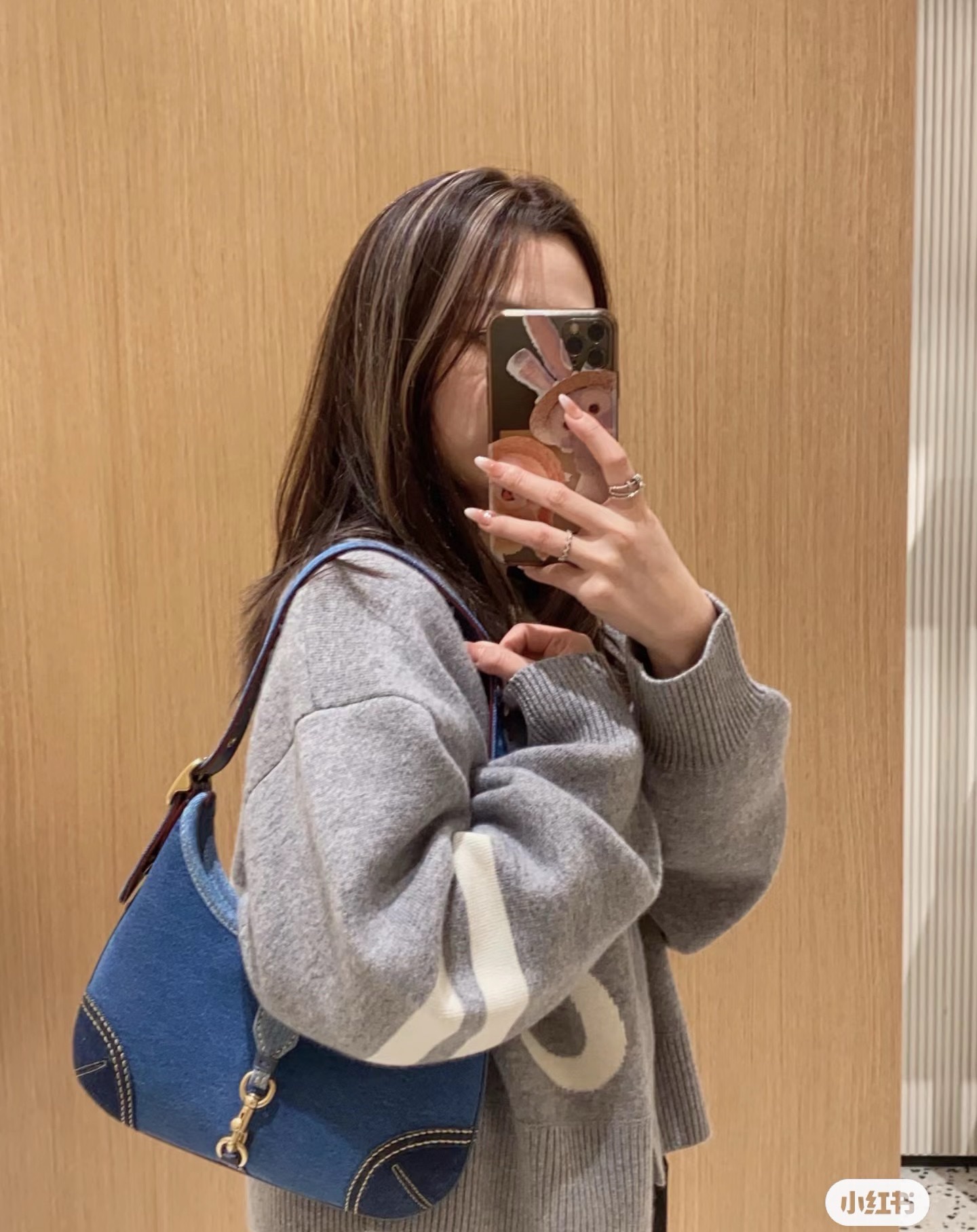 CW647 CW642 CBF16 CY934 Hamptons Hobo Shoulder Messenger Bag Female Simple Commuter Underarm Bag