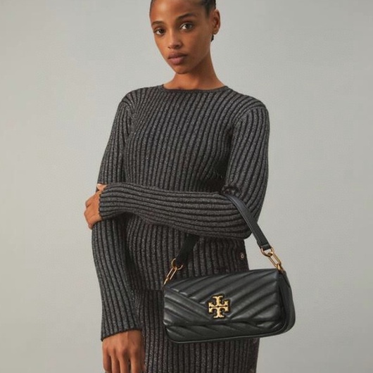 Women Handbag 85229 Kira Chevron Small Flip Shoulder Chain Bag
