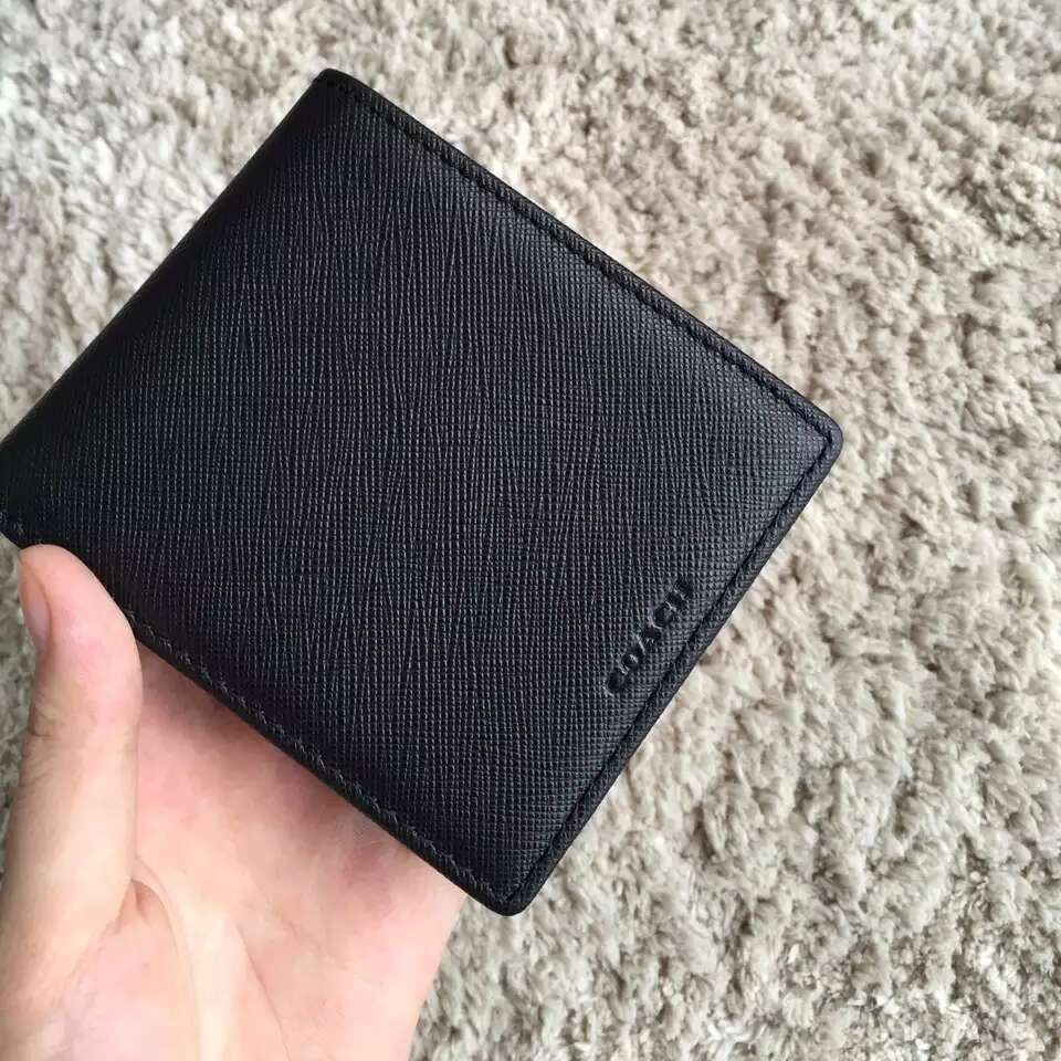 Men handbag 74771 Compact ID Leather Wallet