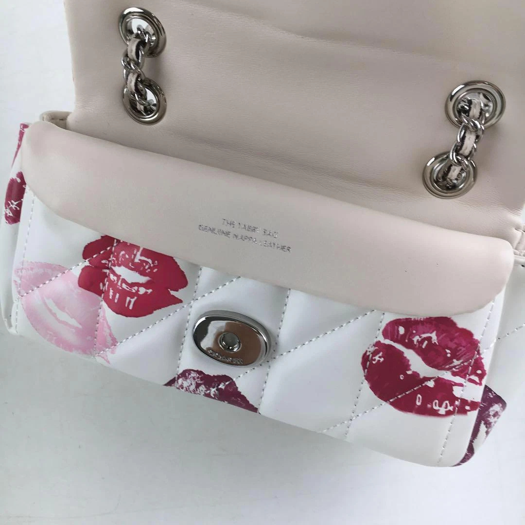 Women Handbag CR702 CR705 CR114 Tabby 20 26 Quilting Lip Print Chain Shoulder Bag