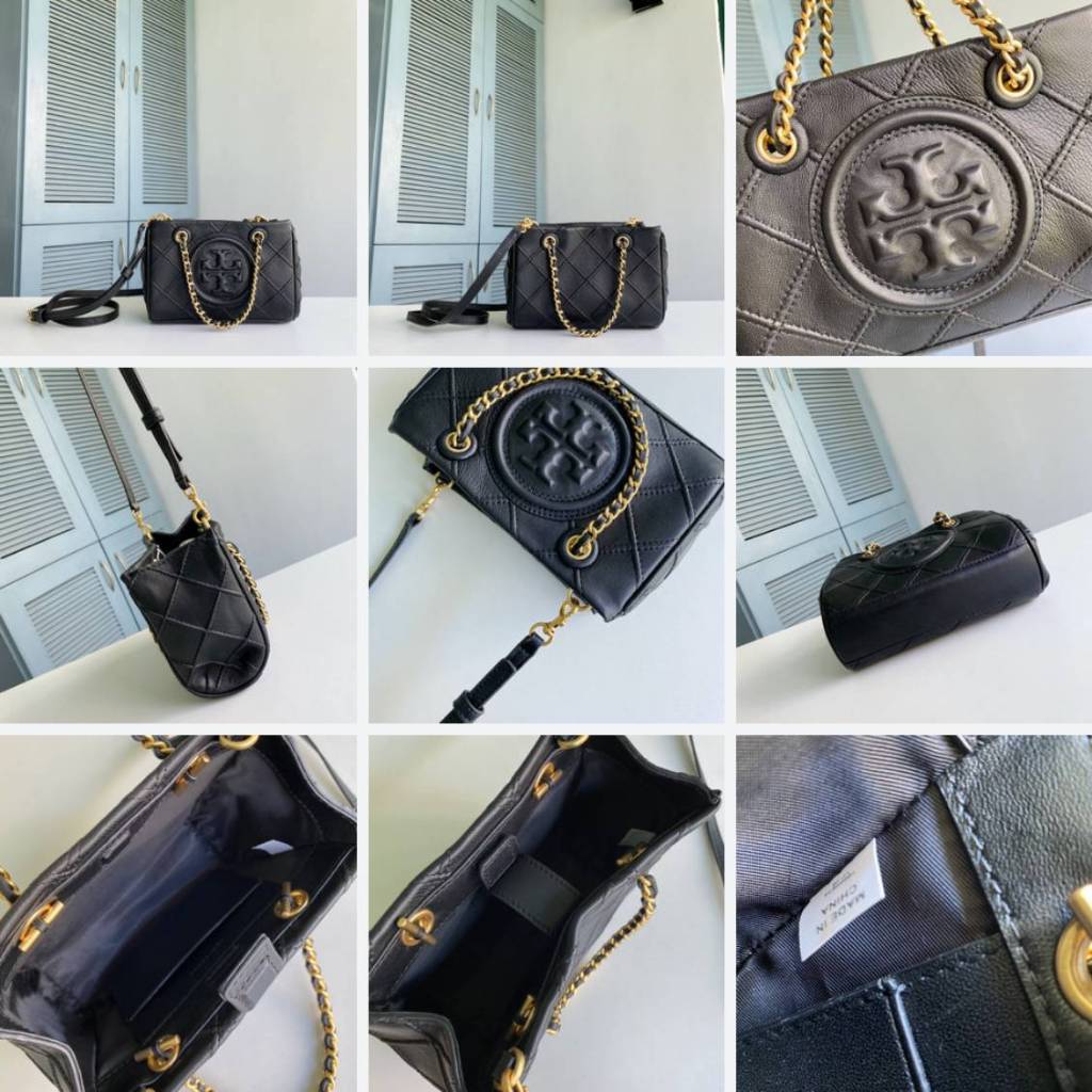 Womne Handbag 152334 Mini Fleming Soft Chain Tote Crossbody Sling Bag
