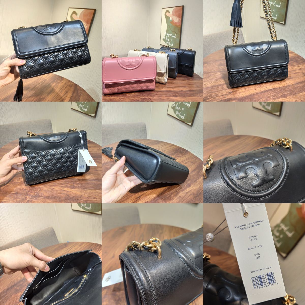 women handbag 162041 158434 76997 82559 162042 158435 75576 82562 Fleming Convertible Crossbody Sling Chain Shoulder Bag