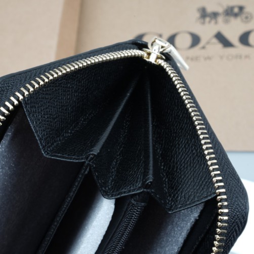 53834 Stereoscopic pattern women's wallet long wallet zip purses long purses