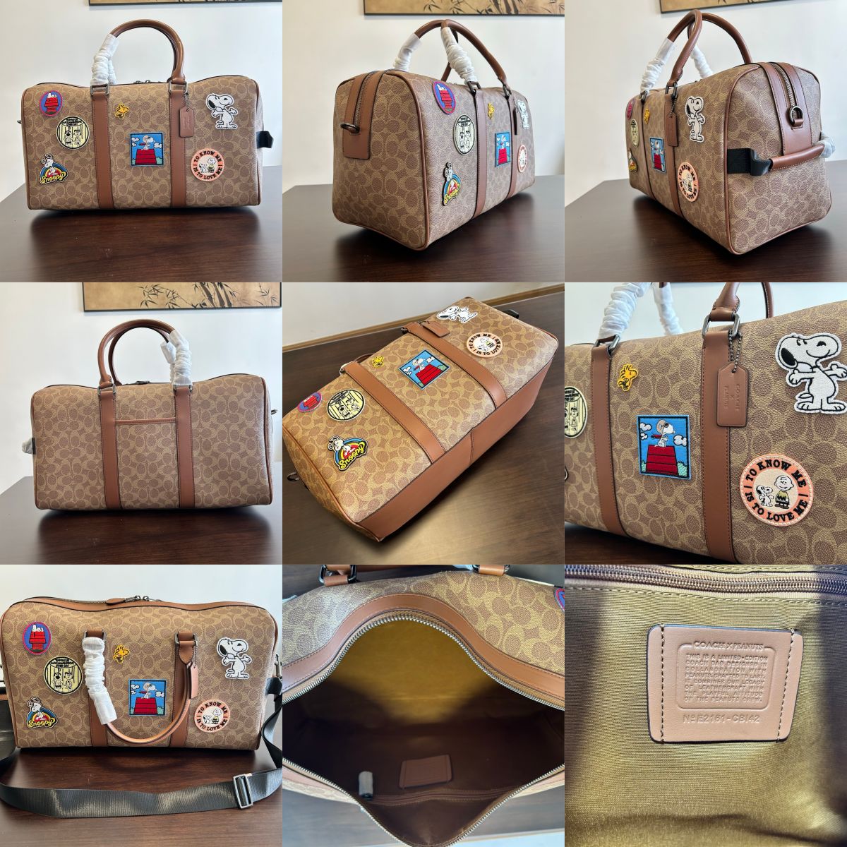CBF35 CBI42 Gotham Duffle 45 In Signature Canvas With Patches Travel Bag