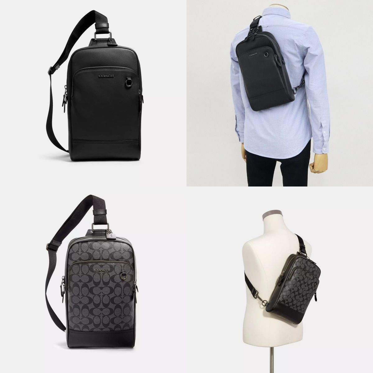 Men handbag 89934 89937 Graham Pack Crossbody Backpack