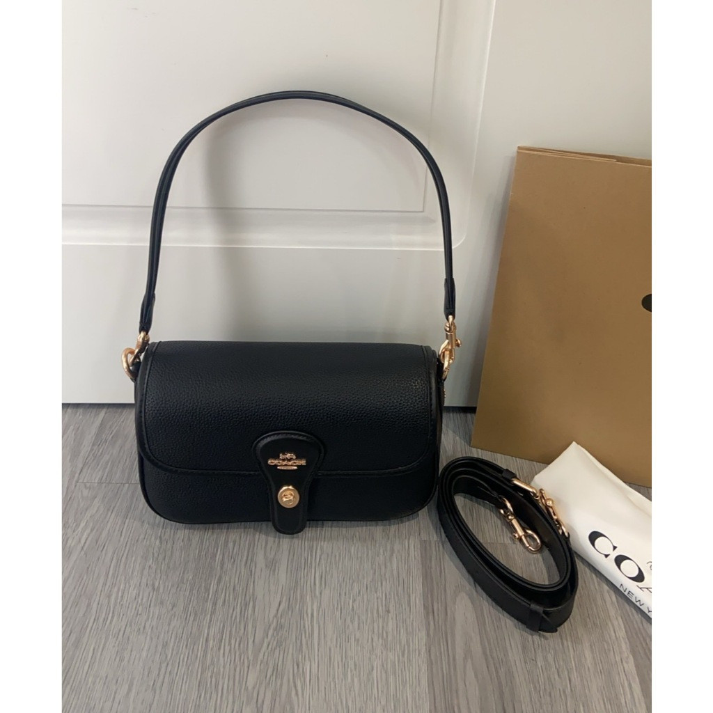 CY683 Hadley Series Double Shoulder Strap Flap Knob Design Crossbody Shoulder Bag women handbag