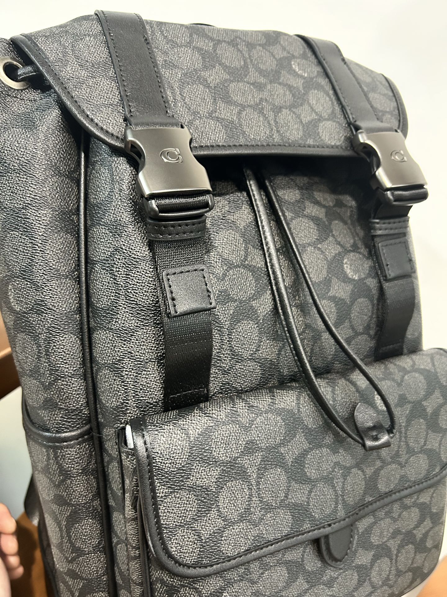 Men Handbag CU201  CU072 LEAGUE FLAP BACKPACK IN SIGNATURE CANVAS