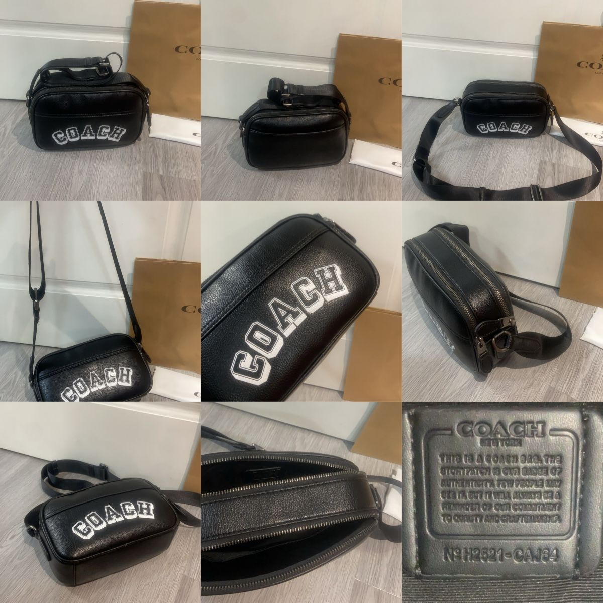 Men Hnadbag CCG30 C5810 CB136 CX140 CV921 CAJ64 CX138 CAX46 CY828 Graham Crossbody Men Women Sling Camera Bag