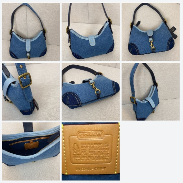 CW647 CW642 CBF16 CY934 Hamptons Hobo Shoulder Messenger Bag Female Simple Commuter Underarm Bag