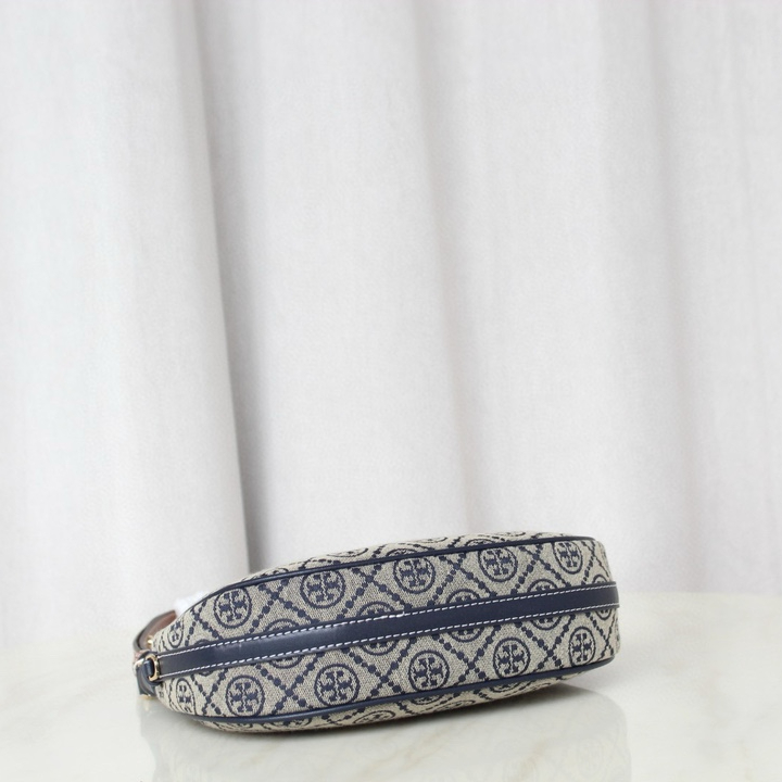 women handbag 158513 T Monogram Crescent Shoulder Bag