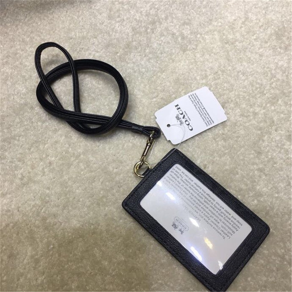 Tinyhead ID Card Lanyard Holder Lanyard Leather Cow